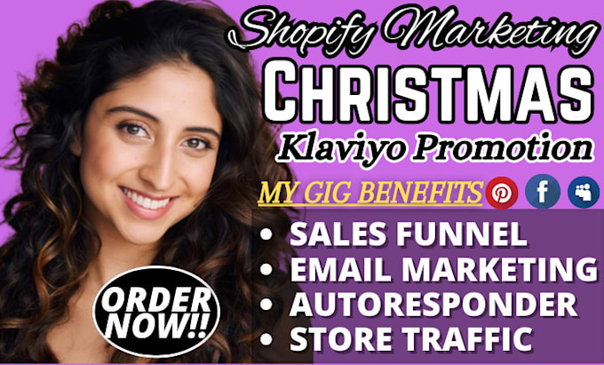 Gig Preview - Framework your shopify klaviyo store promote christmas store