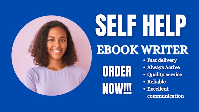 Gig Preview - Write self help ebook non fiction ebook ghostwriter amazon ebook writer