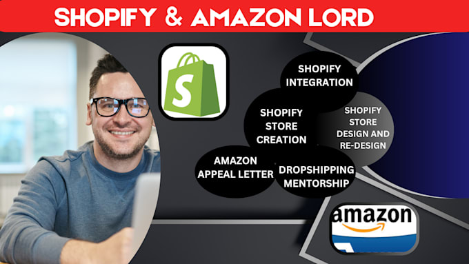 Gig Preview - Amazon shopify esty online store virtual assistant website membership appstle