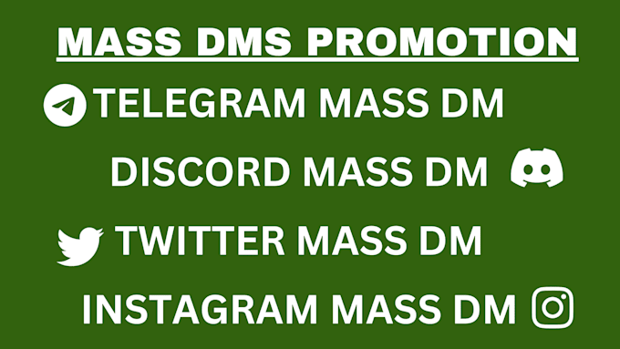 Gig Preview - Telegram mass dm, discord mass dm, telegram mass dm, telegram dm, mass dm bot