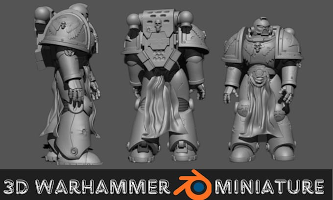 Gig Preview - Sculpt 3d miniature 3d warhammer model 3d action figure tabletop figurine