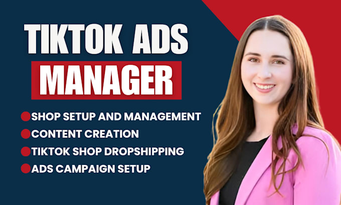 Gig Preview - Boost your sales with tiktok shop marketing, dropshipping, and tiktok ads