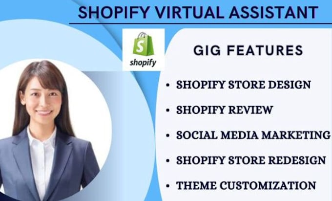 Gig Preview - Create shopify website design and redesign