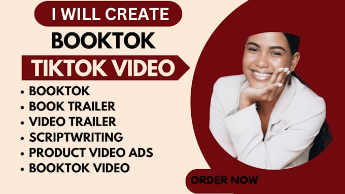 Gig Preview - Do booktok video, book trailer, scriptwriting, product video ads book promotion