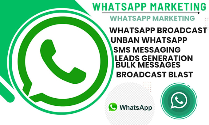 Gig Preview - Do whatsapp bulk marketing and campaign unban whatsapp promotion automation