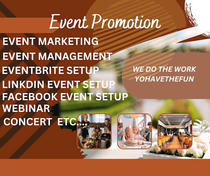 Gig Preview - Event promotion through social media and web marketing solutions