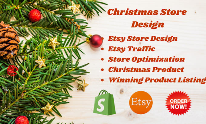 Bestseller - design and set up your christmas etsy store