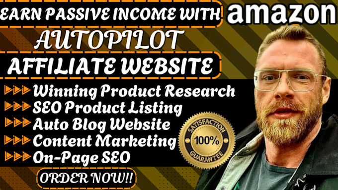 Gig Preview - Create amazon affiliate website, build autopilot amazon affiliate website