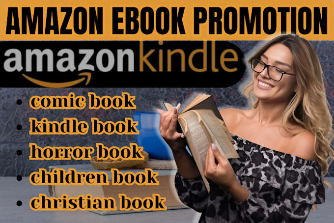 Gig Preview - Do amazon ebook promotion affiliate children book marketing  ebook sales funnel