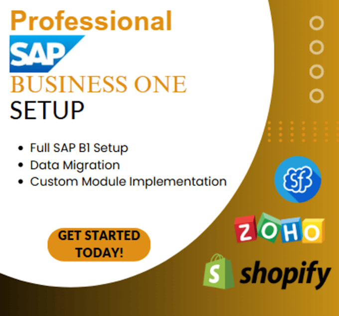 Gig Preview - Provide full sap b1 implementation and customization services