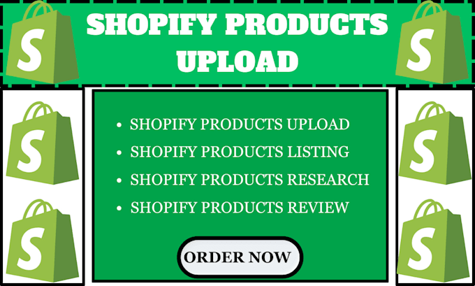 Gig Preview - Upload products or add products to shopify etsy woocommerce