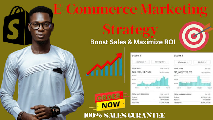 Gig Preview - Create a powerful ecommerce marketing strategy to boost sales and maximize ROI