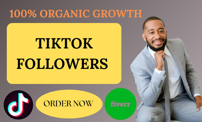 Gig Preview - Do super fast organic tiktok followers growth