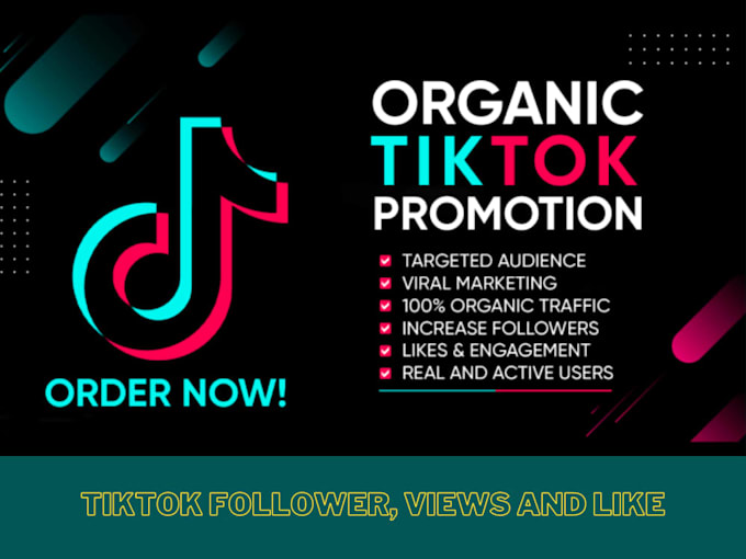 Gig Preview - Do skyrocket tiktok marketing and promotion for organic real follower growth