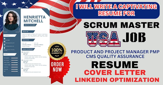 Bestseller - write scrum master product and project manager pmp cms quality assurance resume