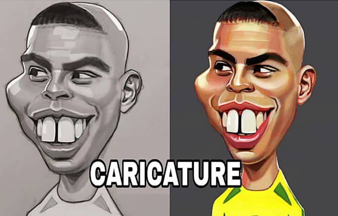 Gig Preview - Do caricature, portrait drawing, cartoon caricature, logo design, political