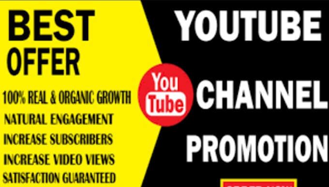 Bestseller - do organic youtube promotion to boost your views