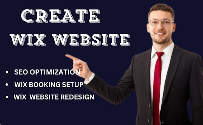 Gig Preview - Create wix website wix business website redesign wix website wix online store