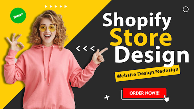 Gig Preview - Develop shopify website or shopify dropshipping store design