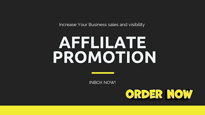 Gig Preview - Do affiliate link promotion affiliate recruitment to get affiliate sign up