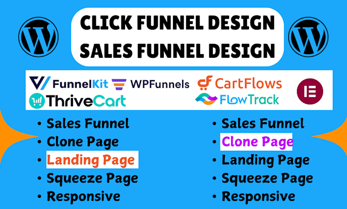 Bestseller - build funnelkit, cartflows, funnelkit, wp funnel, thrive architect sales