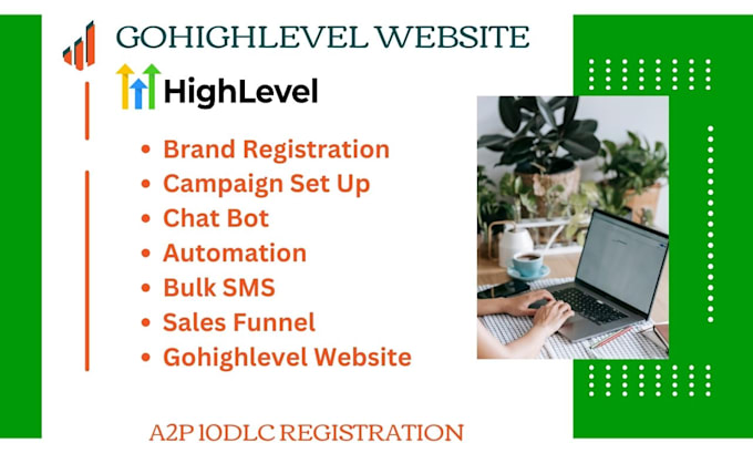 Gig Preview - A2p 10dlc registration on gohighlevel twilio a2p 10dlc registration