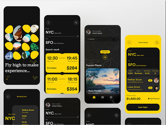 Gig Preview - Create a trackable flight ticket app, flight tracker app for seamless travel