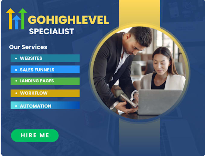 Gig Preview - Be your gohighlevel expert for go high level website and sales funnel automation