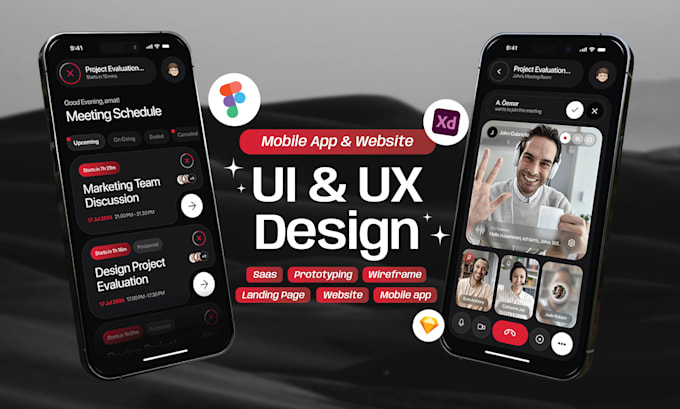 Gig Preview - Do UI UX design, wireframe UX and mobile UI design