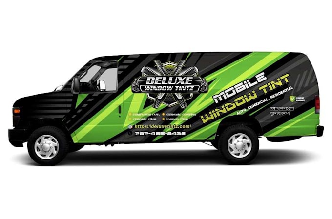 Gig Preview - Do professional vehicle wrap design for your business