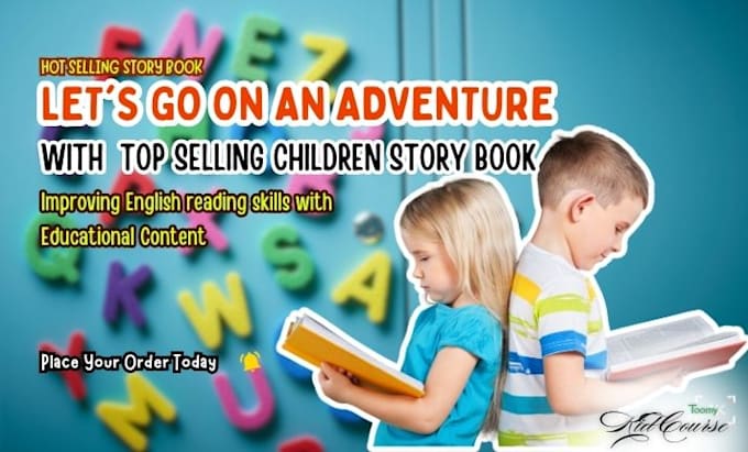 Gig Preview - Ghostwriting creative and engaging children story book as a ebook writer