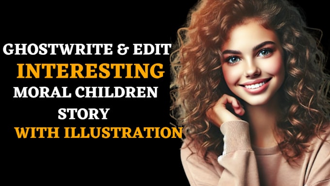 Gig Preview - Edit rewrite children book story kids book moral story poem poetry ebook writing