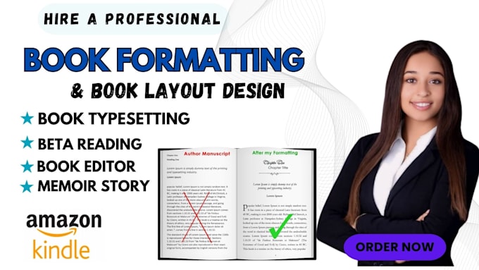 Bestseller - do book formatting, edit, proofread, book typesetting, book layout design