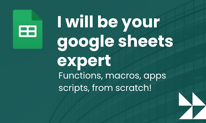 Gig Preview - Develop google sheets, apps script, dashboard