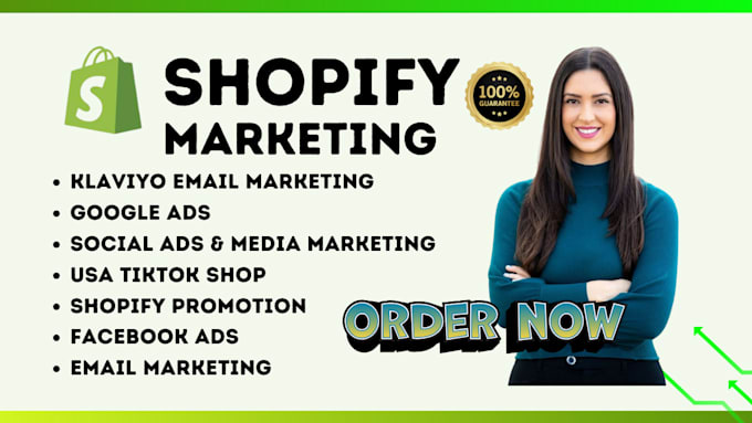 Gig Preview - Promote shopify store, sales funnel, shopify sales and ecommerce marketing