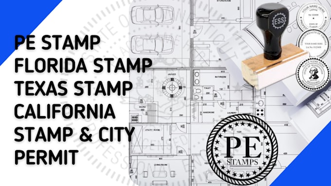 Bestseller - do architectural stamp, pe stamp, florida stamp, texas stamp, california stamp