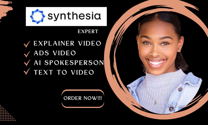 Gig Preview - Create and edit your synthesia ai spokesperson videos, online course