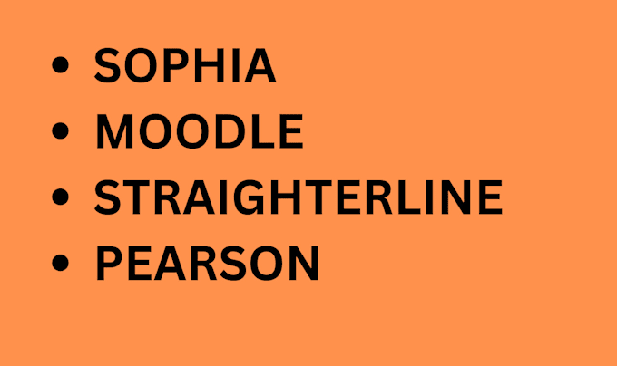 Bestseller - sophia moodle straighterline pearson learning for you