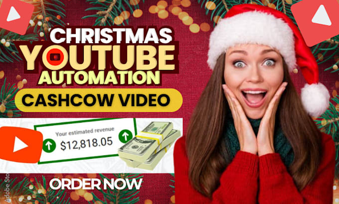 Gig Preview - Do christmas cash cow, faceless youtube automation short videos