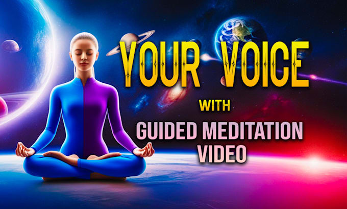 Gig Preview - Create guided meditation videos using your voice