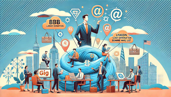 Gig Preview - Provide b2b linkedin lead generation business email list