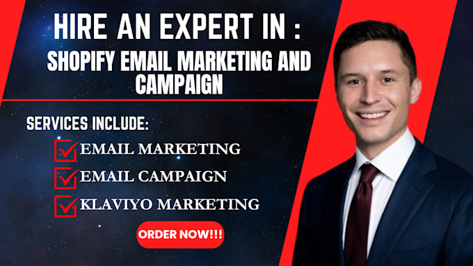 Gig Preview - Set up klaviyo flow email marketing campaign gohighlevel mailchimp for shopify