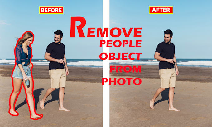 Gig Preview - Add or remove objects, persons, text, logo from photo and image editing