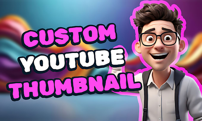 Gig Preview - Boost your views and engagement with custom youtube thumbnail design