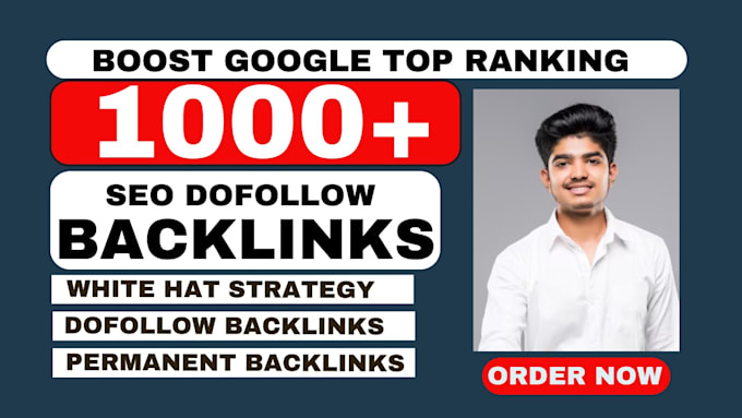 Bestseller - create 1000 SEO dofollow backlinks for google ranking