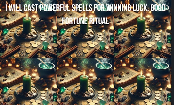 Gig Preview - Cast powerful spells winning luck, good fortune ritual