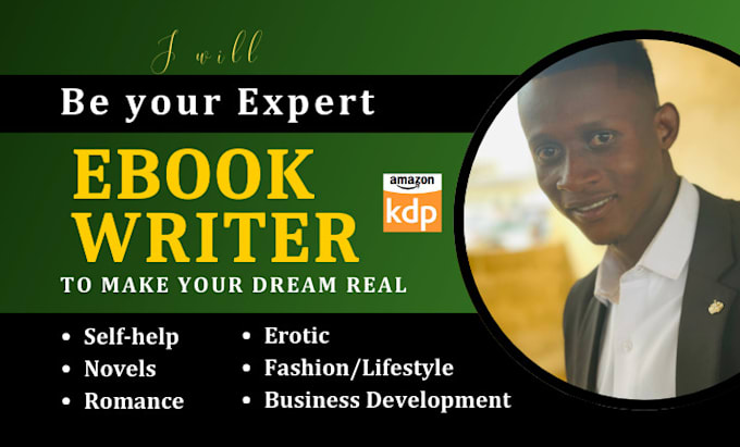 Gig Preview - Be your ghostwriter, erotic ebook writer, KDP book writer,