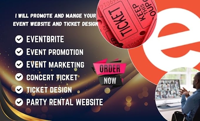 Gig Preview - Promote and market your event, concert ticket design on eventbrite, event flyer