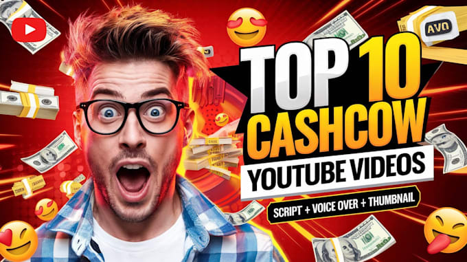 Gig Preview - Create top 10 cash cow faceless video and cash cow channel youtube automation