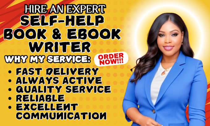 Gig Preview - Write self help ebook non fiction ebook ghostwriter amazon kindle ebook writer